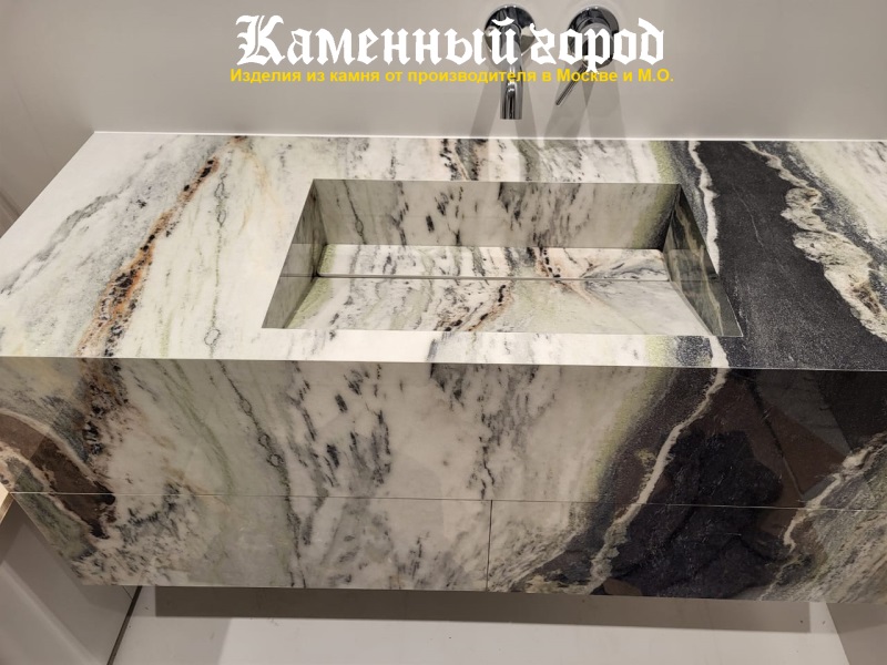 Столешница и мойка из искусственного камня под заказ