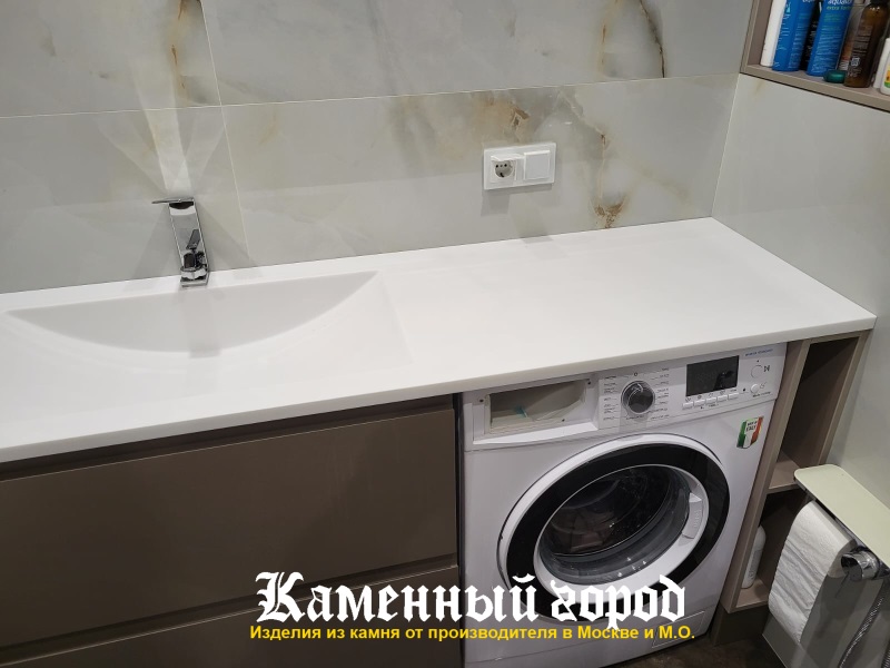 Столешница и мойка из искусственного камня под заказ