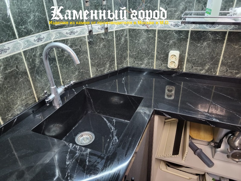 Столешница и мойка из искусственного камня под заказ
