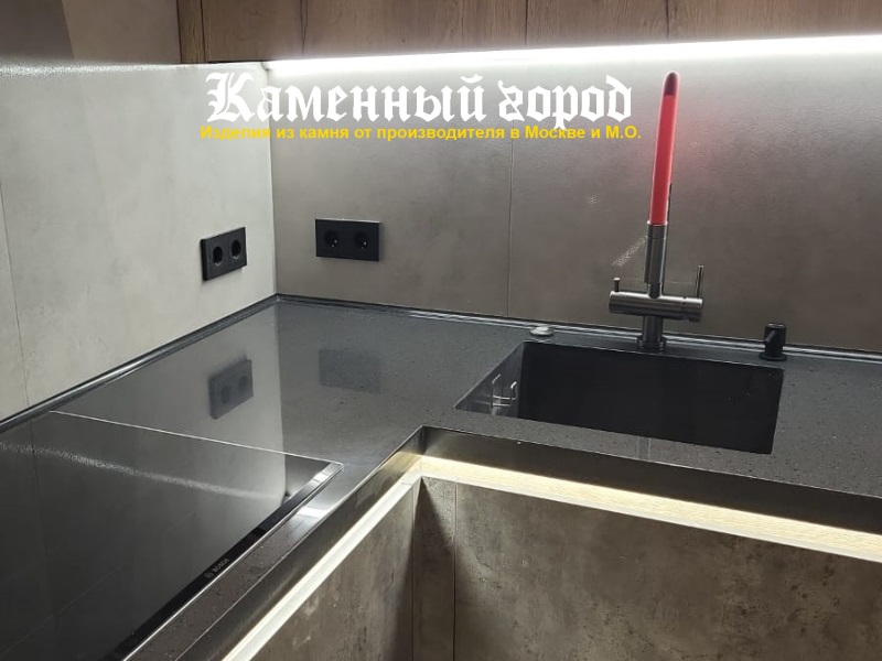 Столешница и мойка из искусственного камня под заказ
