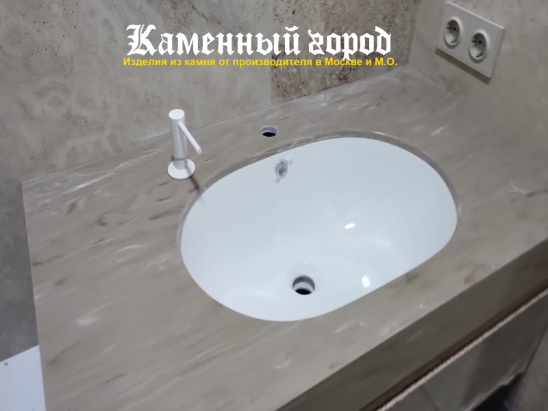 Раковина и столешница из искусственного камня Staron